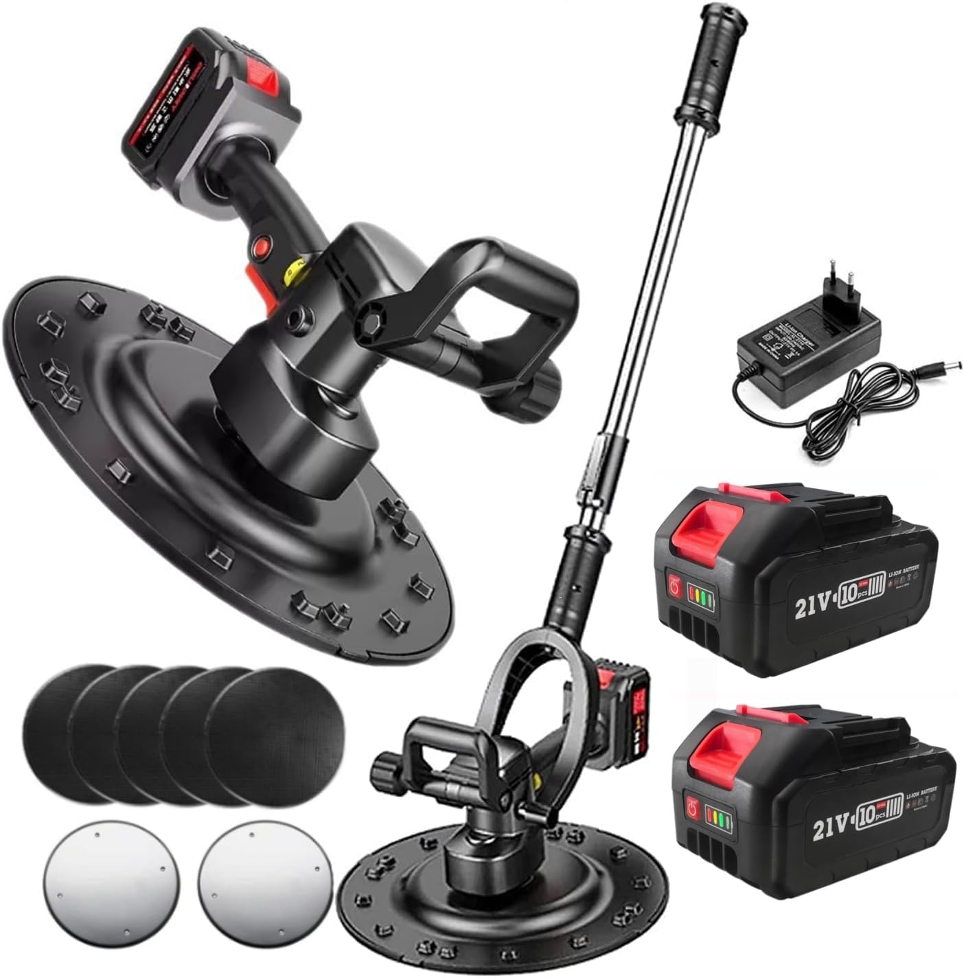 Amazon | ハンドトロウェル 充電式トロウェル コンクリート研磨機 21V